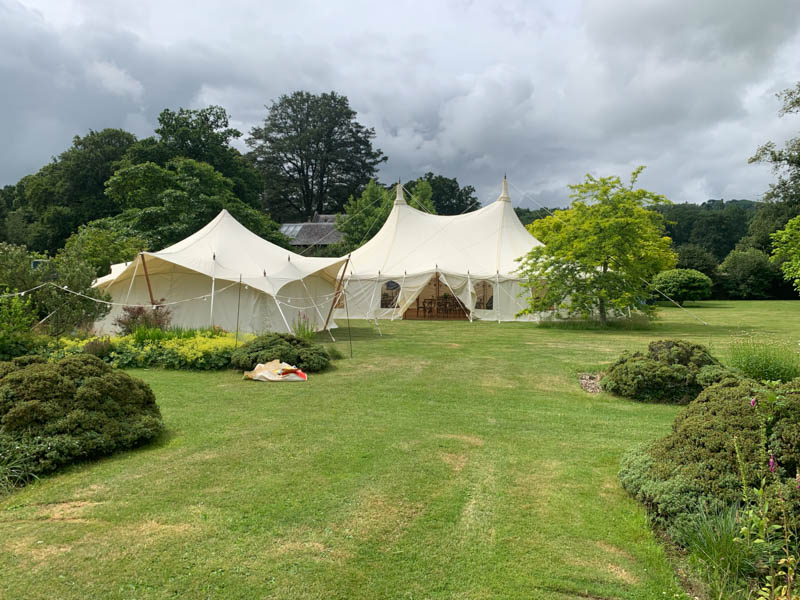 Heartwood Wedding Marquee 2021 with reception tent